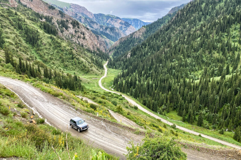 Reisroute Kirgizië - Naar Song Kul