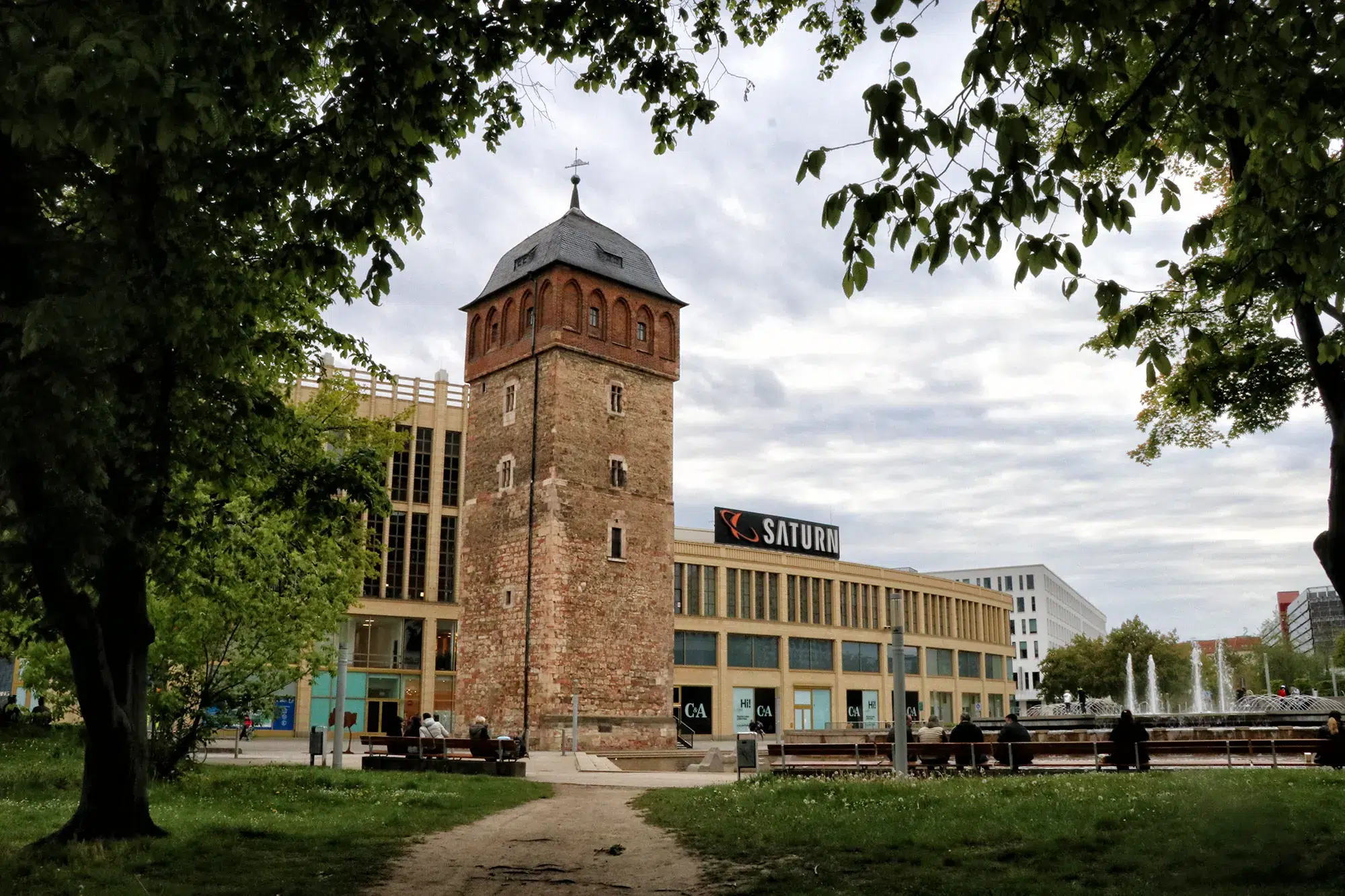 Roter Turm - Chemnitz, Duitsland