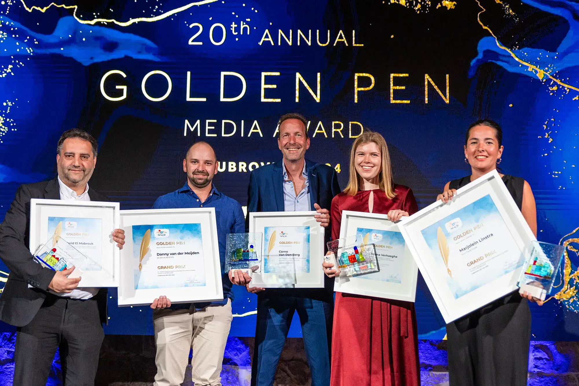 Golden Pen Award 2024 in Dubrovnik, Kroatië