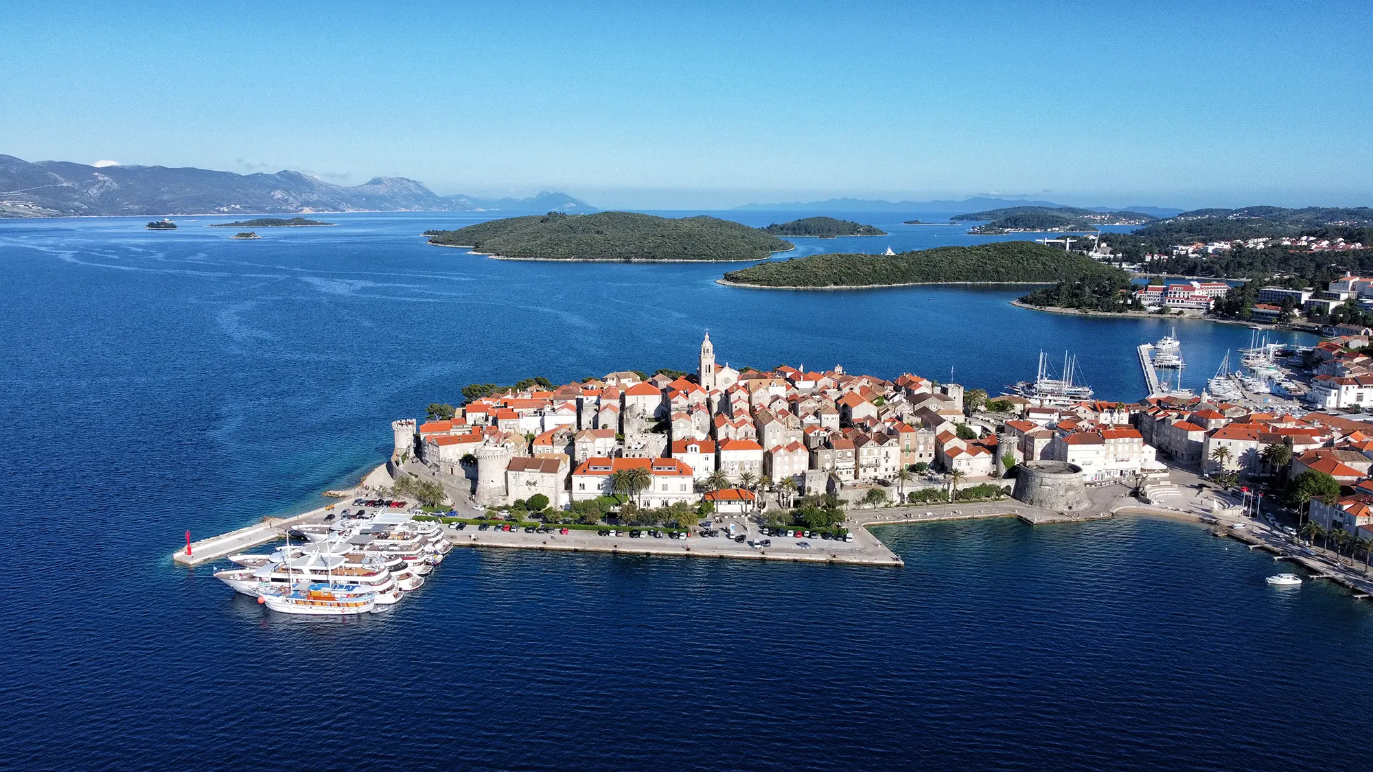 Korčula, Kroatië - Korčula -stad